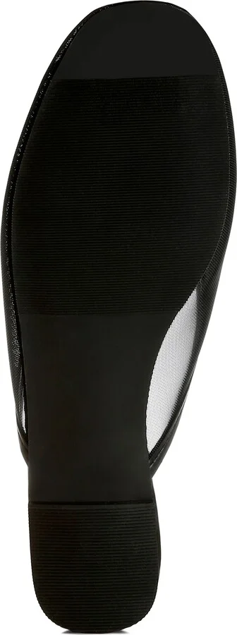 Shara Embroidered Mesh Mule - Image 7