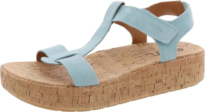 Shari Womens Cork Manmade Slingback Sandals
