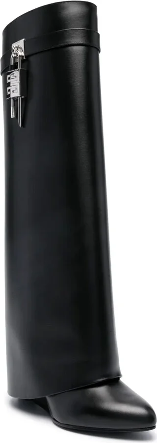 Shark Lock 100mm leather boots - Image 2