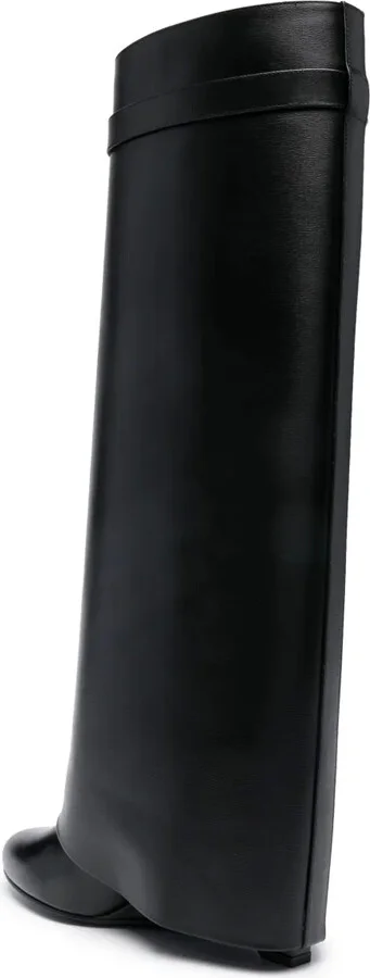Shark Lock 100mm leather boots - Image 3