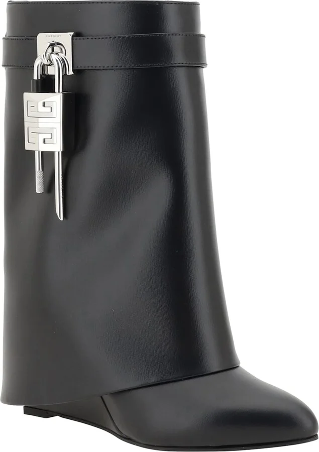 Shark Lock Ankle Boots - Image 2