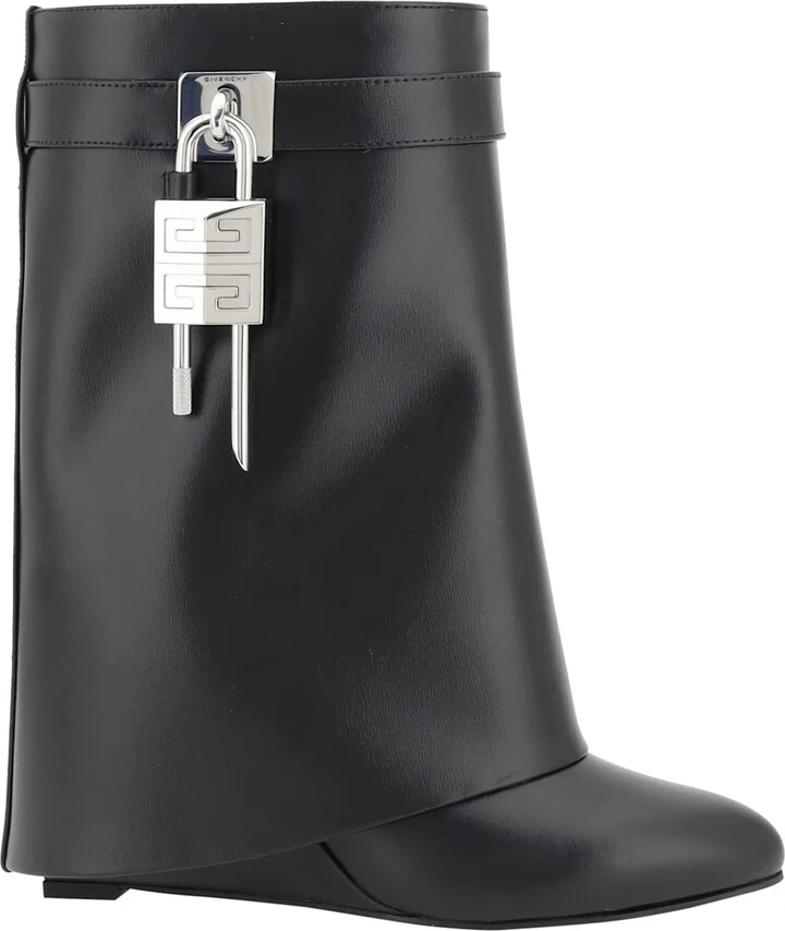 Shark Lock Ankle Boots