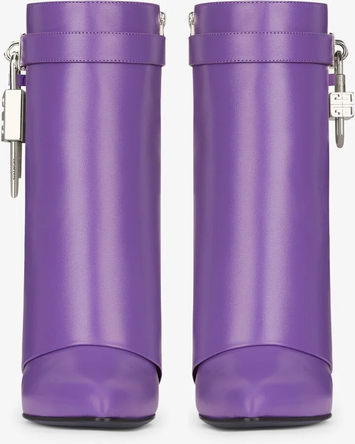Shark Lock ankle boots in leather - Image 2