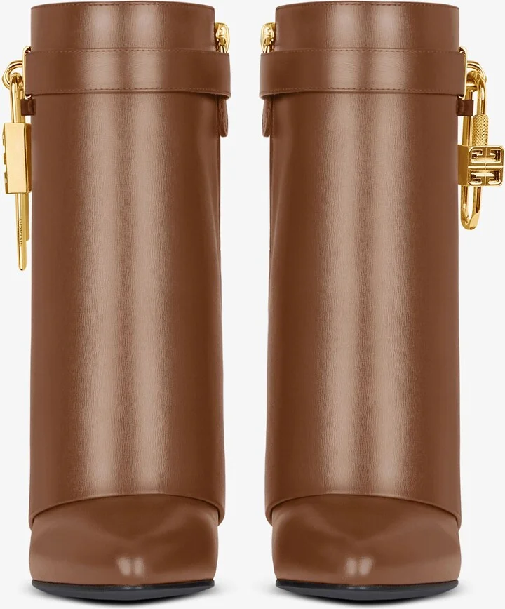 Shark Lock ankle boots in leather - Image 2