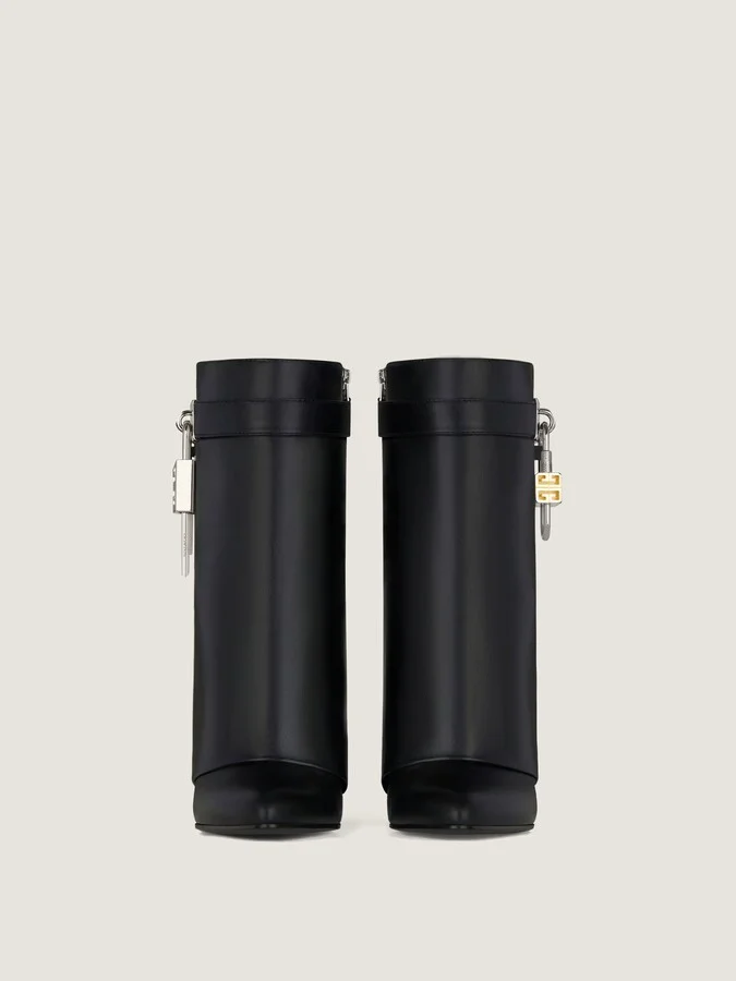 Shark Lock ankle boots in leather - Image 2