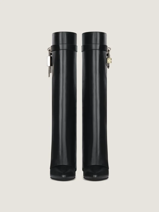 Shark Lock boots in leather - Image 2