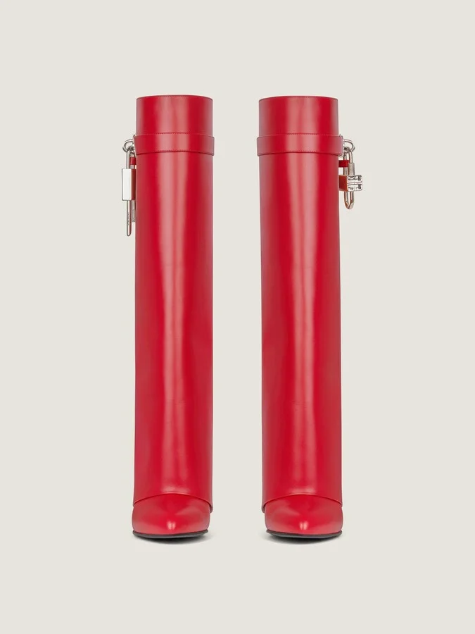 Shark Lock boots in leather - Image 2