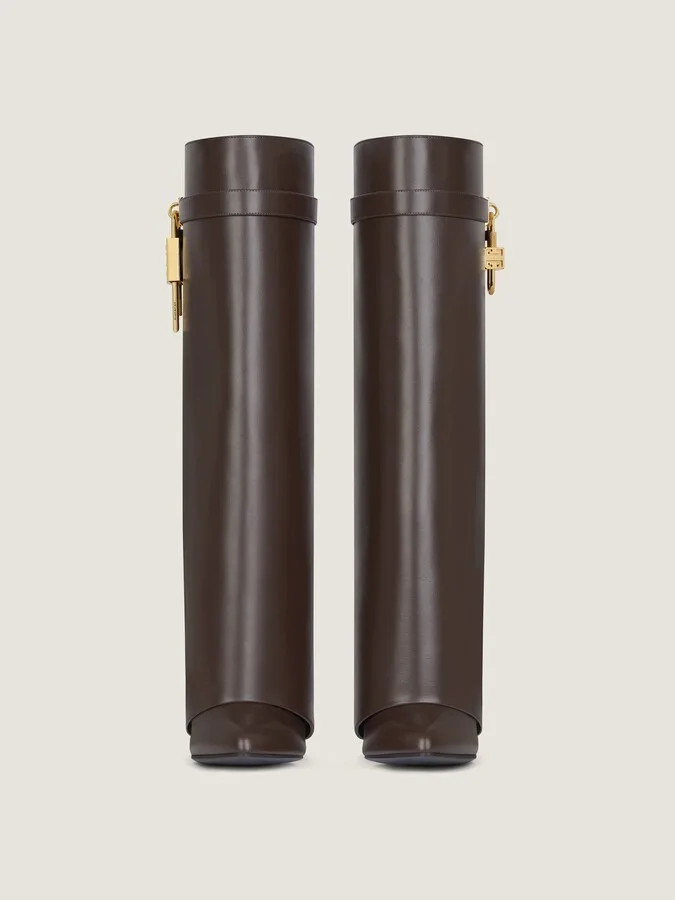 Shark Lock boots in leather - Image 2