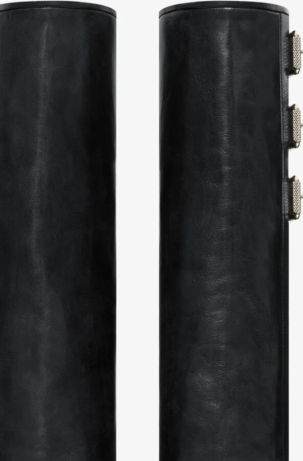Shark Lock Buckles boots in leather - Image 4