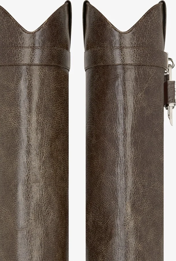 Shark Lock Cowboy boots in leather - Image 4