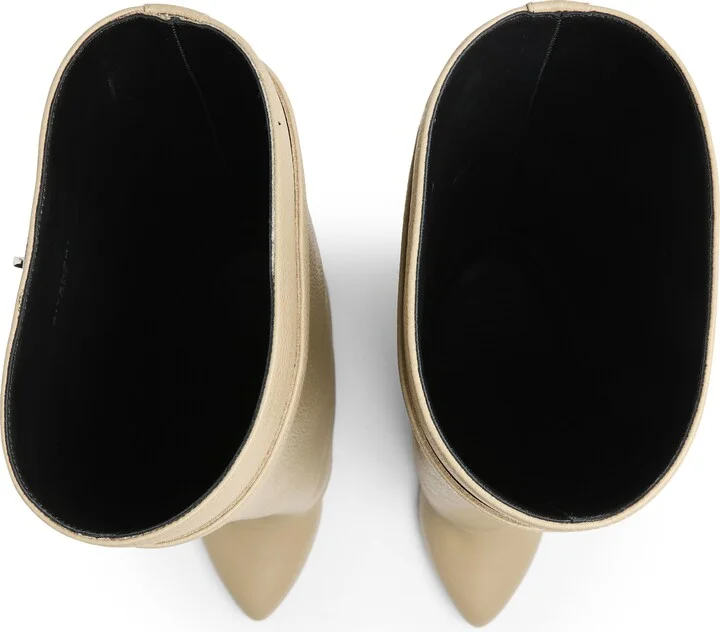 Shark Lock grained leather boots - Image 5