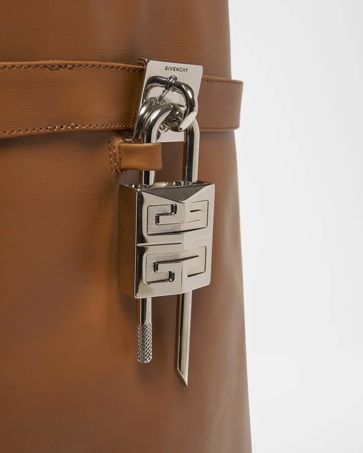 Shark Lock Leather Boots - Image 3