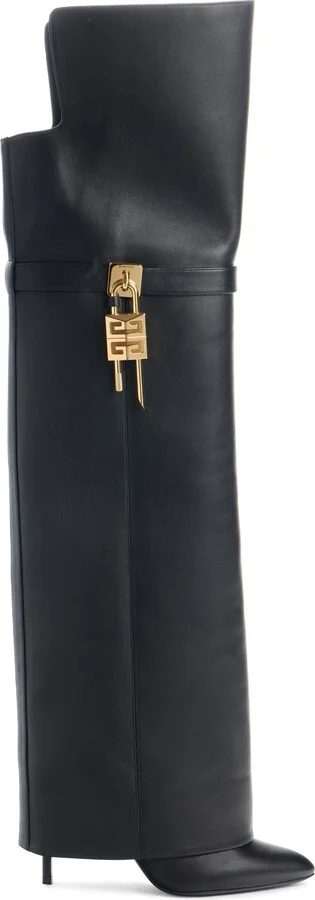 Shark Lock Over the Knee Boot - Image 3