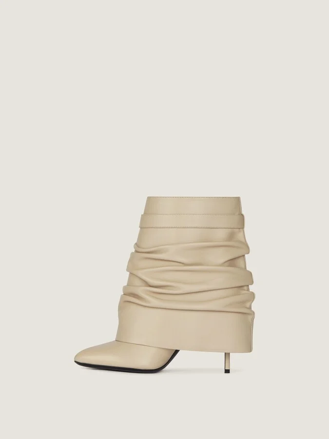 Shark Lock Stiletto ankle boots in nappa leather - Image 10