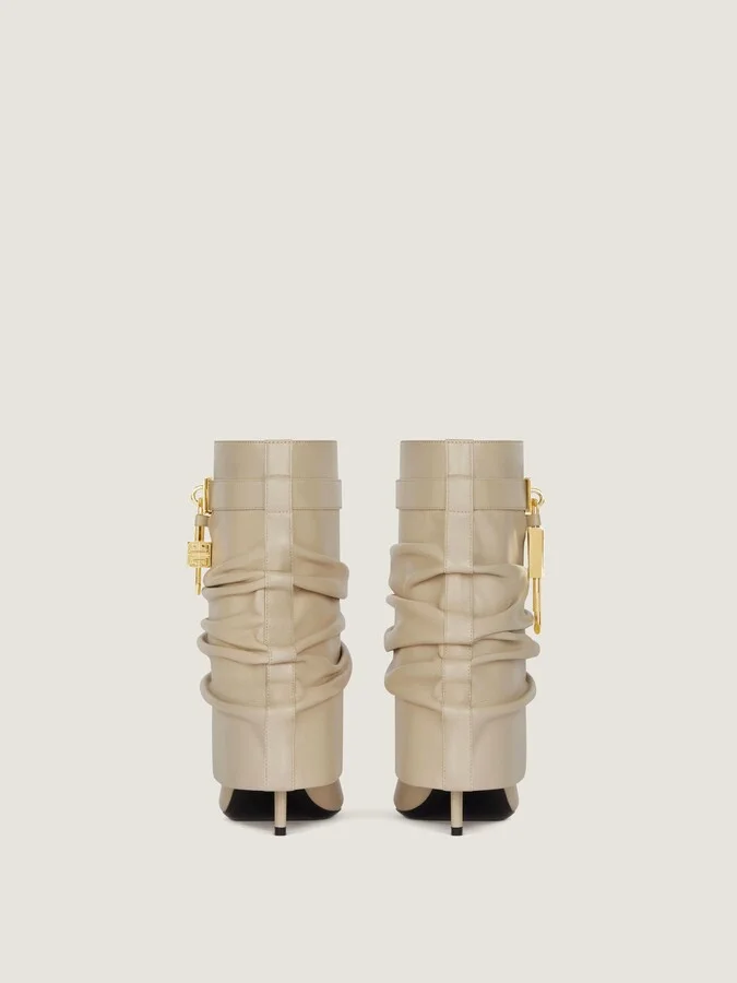 Shark Lock Stiletto ankle boots in nappa leather - Image 11