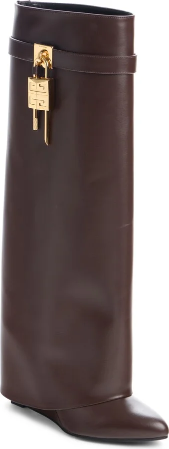 Shark Lock Wedge Boot