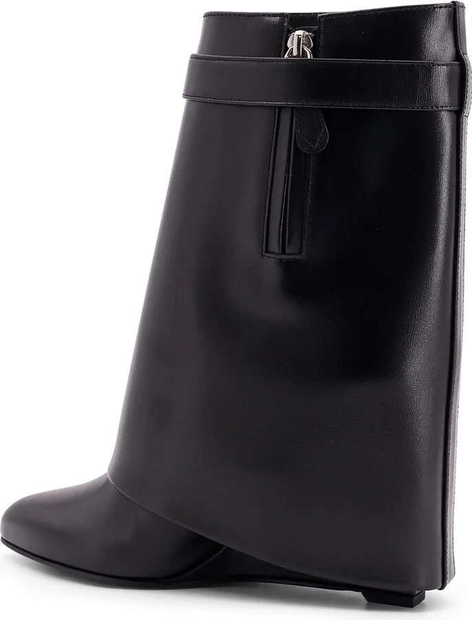 Sharklock Leather Ankle Boots - Image 3