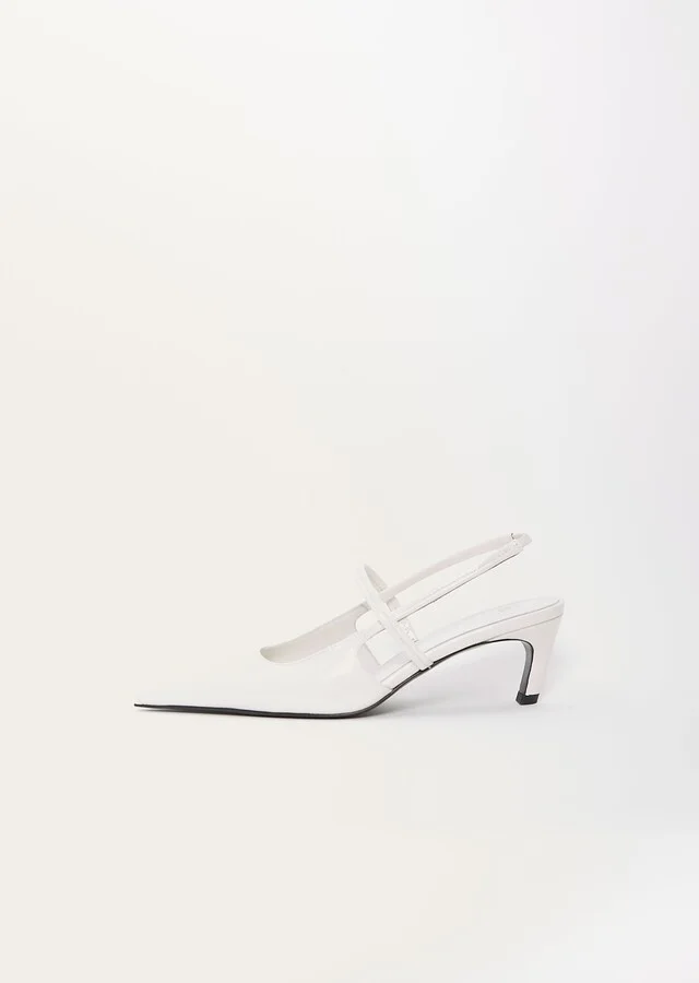 Sharp Patent Leather Slingbacks