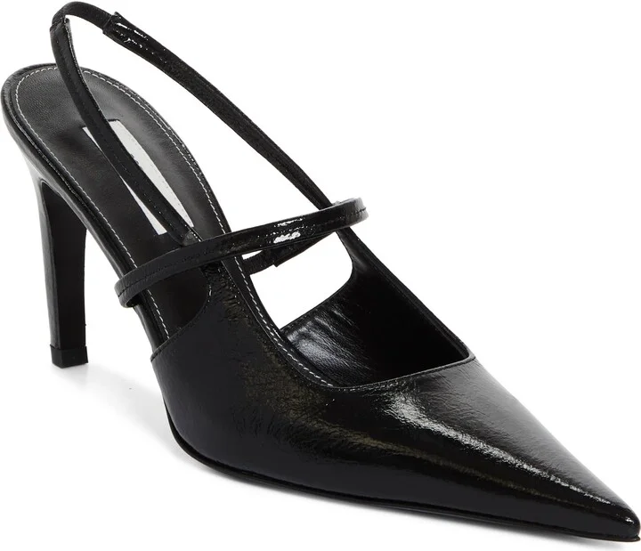 Sharp Pointed Toe Slingback Pump