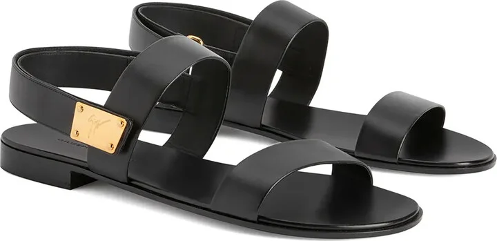Shaun logo-plaque sandals - Image 2