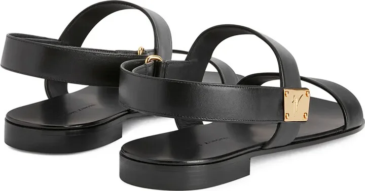 Shaun logo-plaque sandals - Image 3