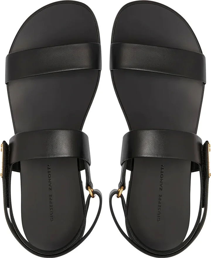 Shaun logo-plaque sandals - Image 4