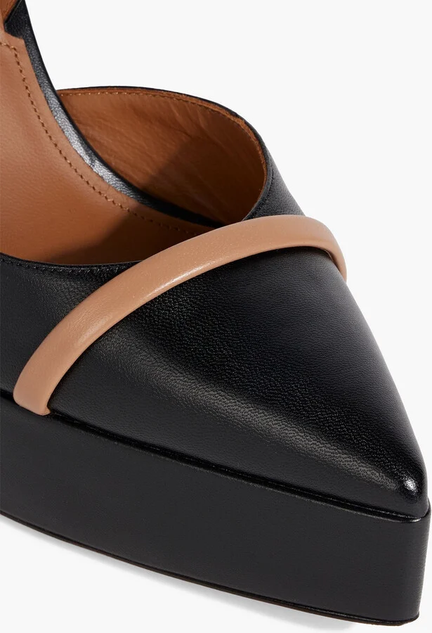 Shay 125 leather platform slingback pumps - Image 4