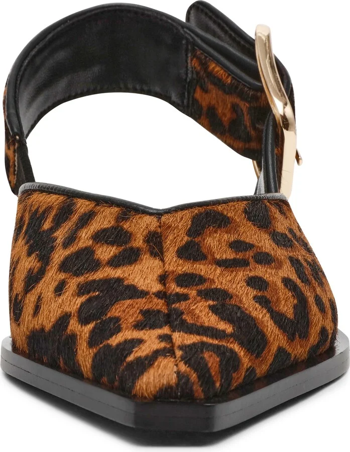 Shay Genuine Calf Hair Pointed Toe Slingback Flat - Image 4