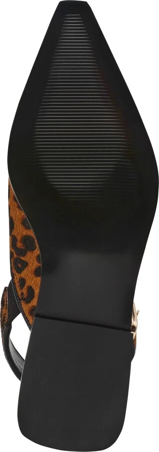 Shay Genuine Calf Hair Pointed Toe Slingback Flat - Image 6