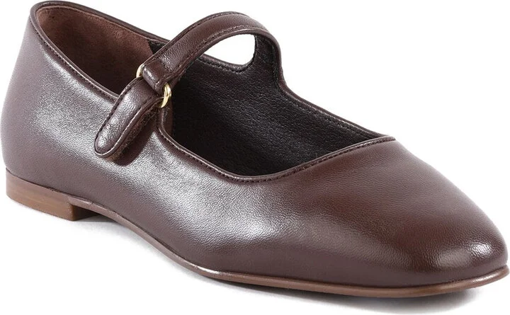 Shea Leather Flat