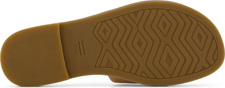 Shea Rose Gold Metallic Nappa Leather Slide Sandal - Image 4