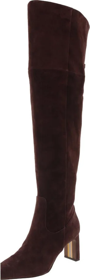 Shea Womens Wide Calf Suede Over-The-Knee Boots