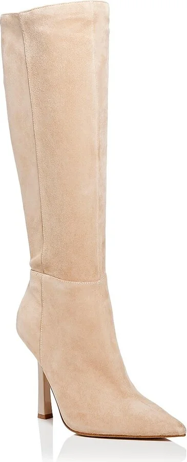 Shea Womens Zipper Knee-High Boots