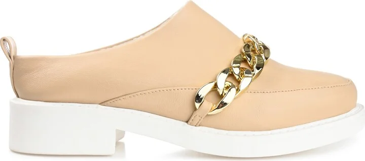 Sheah Chain Strap Faux Fur Lined Tru Comfort Foam Mule - Image 8