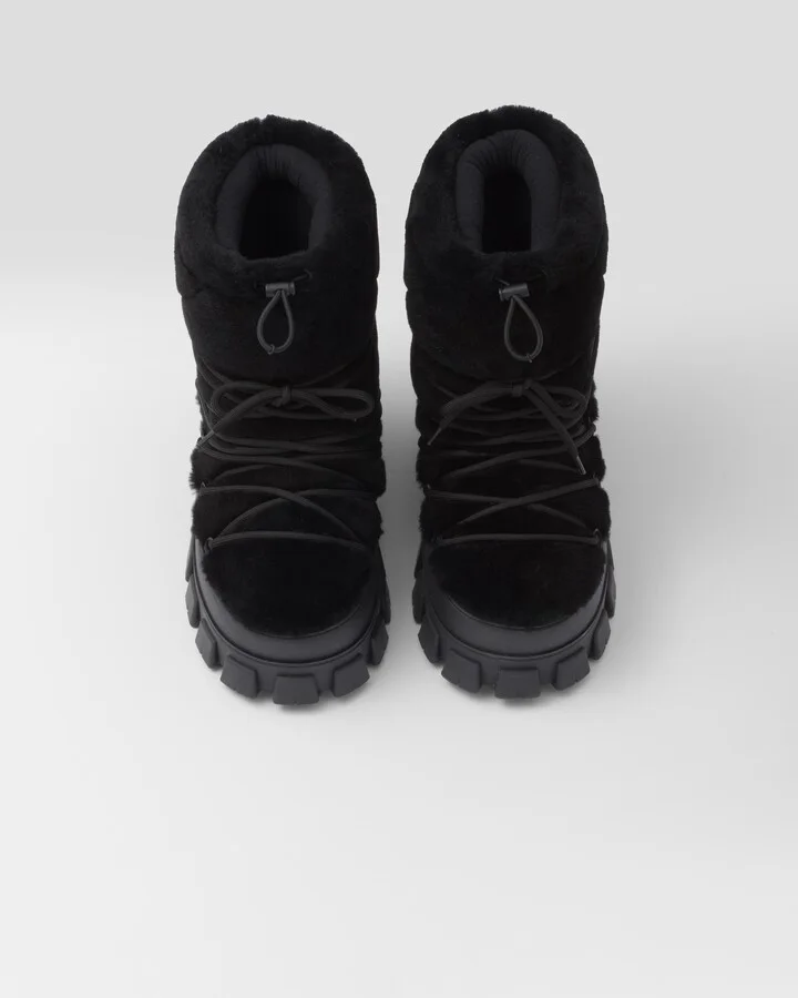 Shearling après ski booties - Image 3