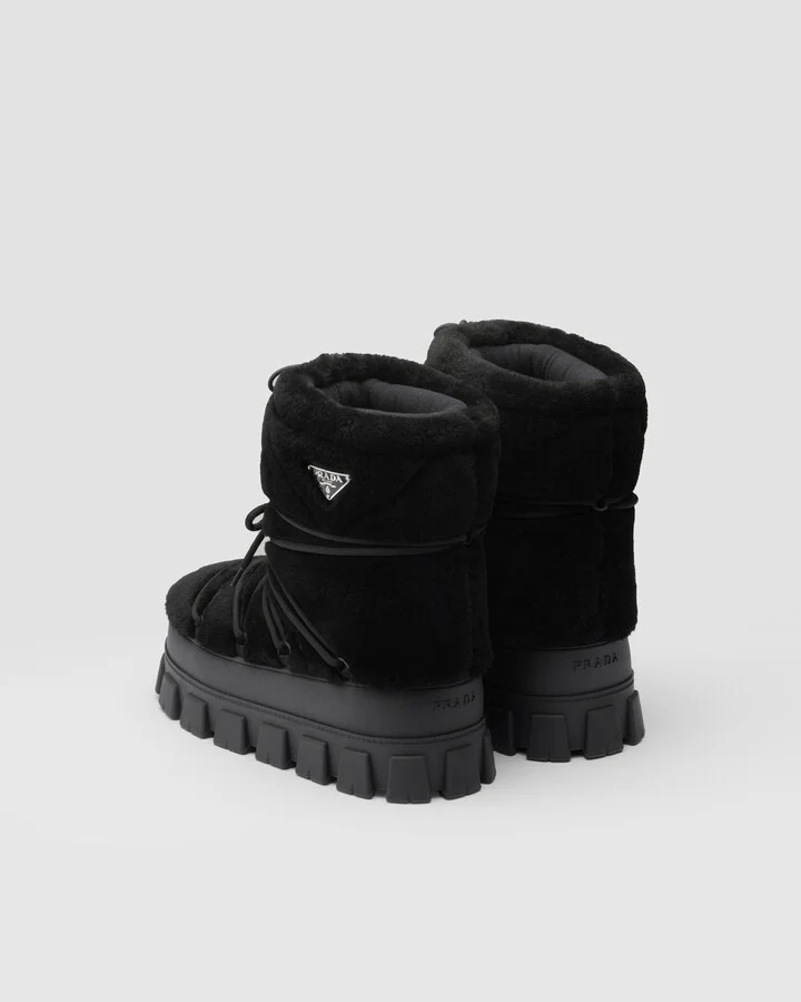 Shearling après ski booties - Image 4