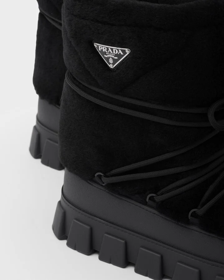 Shearling après ski booties - Image 5