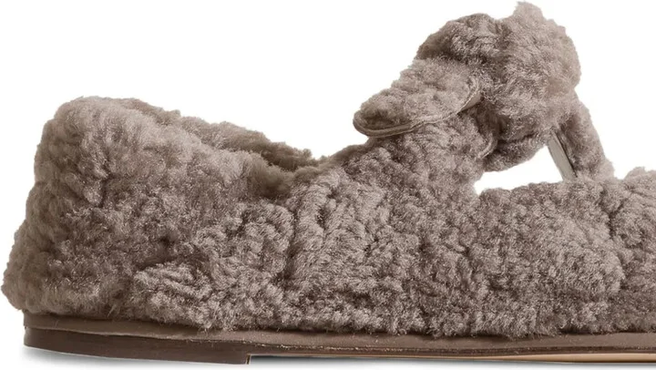 Shearling Ballet Flats - Image 2