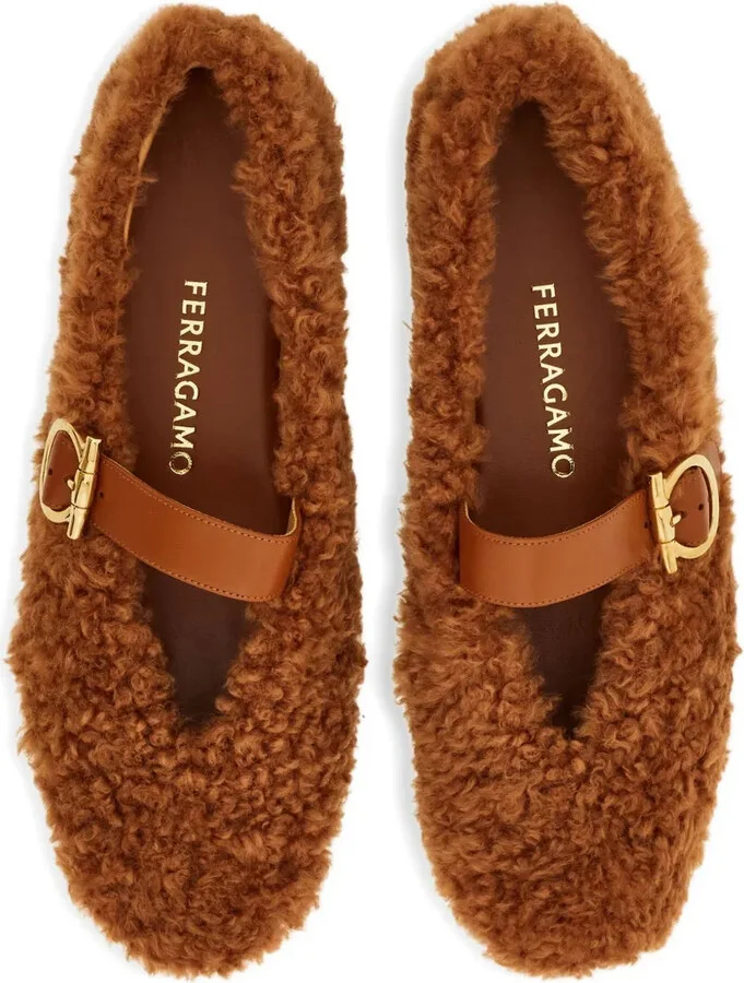 Shearling Ballet Flats - Image 3