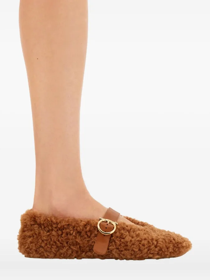 Shearling Ballet Flats - Image 5
