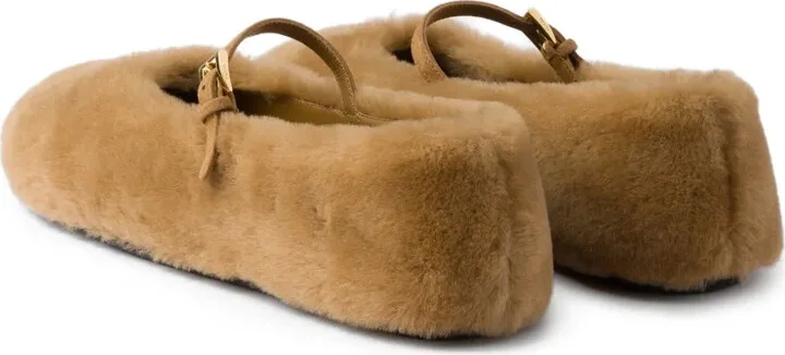 Shearling Ballet Flats - Image 3