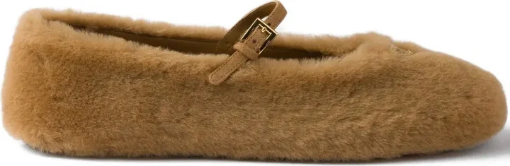 Shearling Ballet Flats