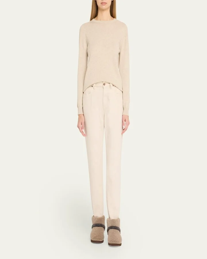 Shearling Bootie With Monili Strap Detailing - Image 4