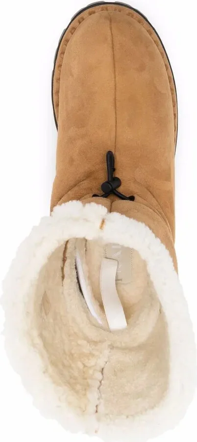 Shearling Drawstring Boots - Image 4