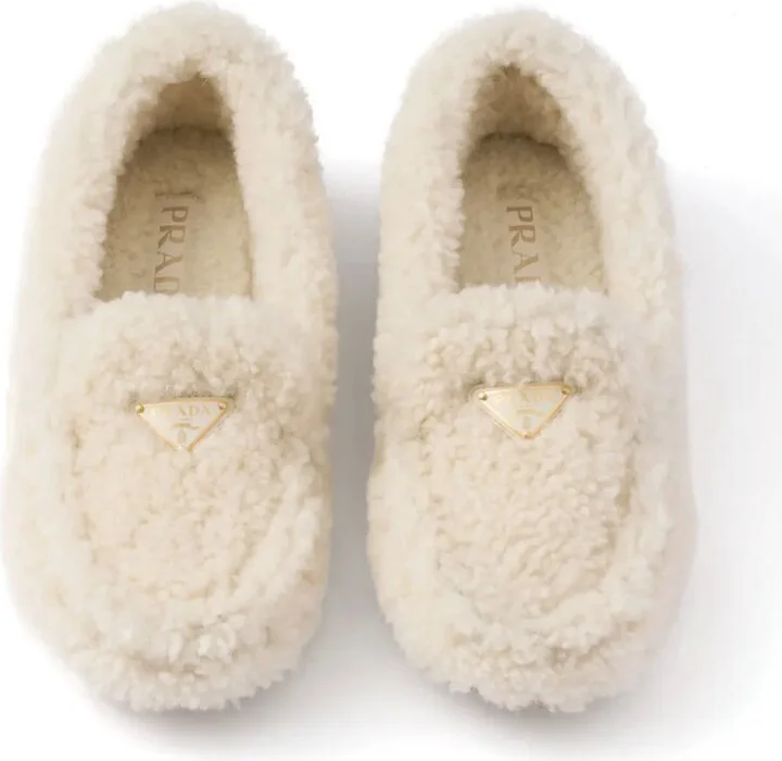 Shearling Driving Shoes - Image 4
