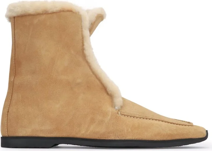 Shearling-edge Winter Boots