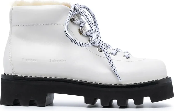 Shearling Hiking Boots