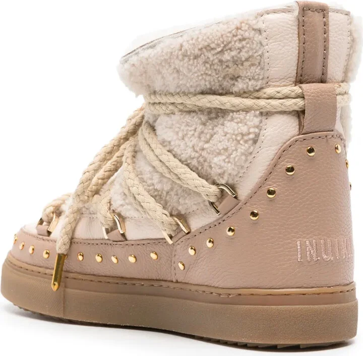Shearling Lace-Up Boots - Image 3