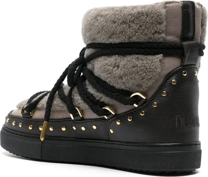 Shearling Lace-Up Boots - Image 3
