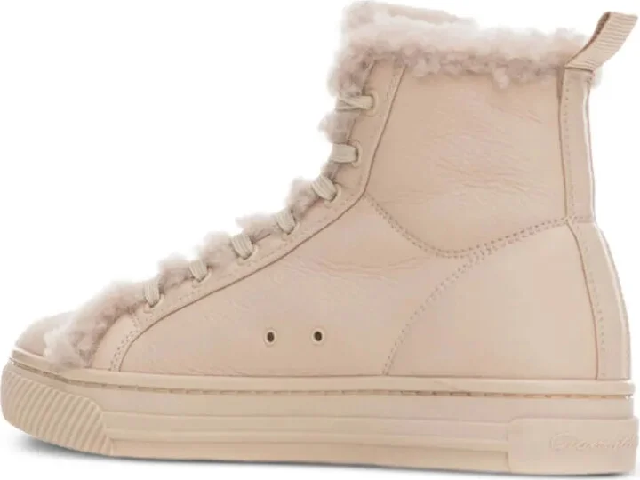 Shearling Leather Lace-Up Boots - Image 2